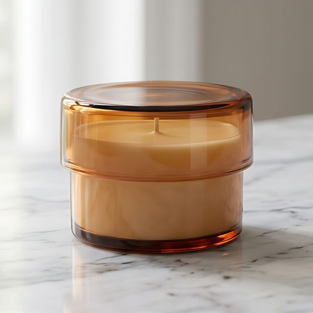 Here's why this glass jar is a must-have for your brand: Liquid warmth, architecturally framed. 

In a market often dominated by the opaque and the minimal, our Amber Tiered Glass Vessel offers a return to soulful, glowing translucency. This isn't just a container; it’s a masterclass in light and shadow.

The unique, tiered silhouette and matching glass lid create a seamless, high-end profile that commands an immediate premium shelf presence. When lit, the amber hue captures the flicker of the flame and amplifies the richness of the wax, offering your customers a sensory experience that feels both vintage-inspired and cutting-edge for the 2026 aesthetic.

The Alchemy Vision:
At Alchemy Art Studio, we specialize in the vessels that bridge the gap between "product" and "piece of art". 

Whether you are launching a sun-drenched summer collection or a moody, spiced autumn line, this glass provides the versatile, luxury canvas your brand deserves.

With our turnkey Private Labeling services and low MOQ, we empower you to launch a world-class collection without the traditional barriers to entry.

Is your brand ready to glow from within? 

DM us today for our 2026 Glass Catalog and exclusive B2B volume pricing!

#AmberGlass #LuxuryPackaging #CandleBrand #GlassArtistry #PrivateLabelCandles #BespokeDesign #AlchemyArtStudio