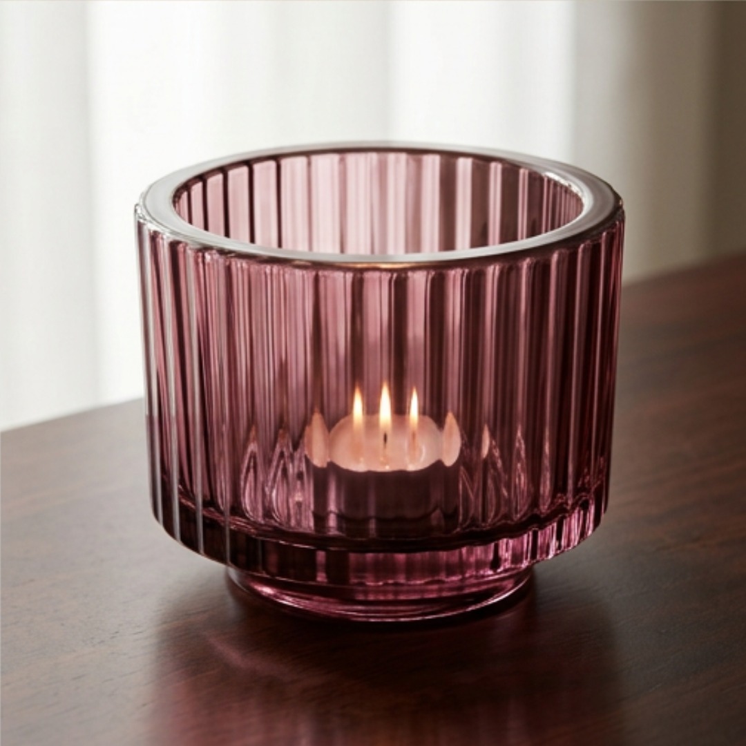 Why this Ribbed Glass Vessel is a must-have for your brand: Texture isn’t just a detail; it’s a rhythm for the eyes. 

In the world of luxury retail, the difference between "standard" and "iconic" is found in how a vessel manipulates light. Our Plum Ribbed Glass Series is an architectural study in prismatic reflection and depth.

The vertical, fluted columns of the glass don’t just hold a candle; they amplify the flame, casting a rhythmic, warm glow that dances across surfaces. Featured in a sophisticated, deep amethyst-mauve hue, this footed vessel bridges the gap between mid-century vintage and ultra-modern 2026 interiors.

Specifically designed to accommodate minimalist branding while the glass does the heavy lifting.

At Alchemy Art Studio, we specialize in the "Un-Generic". With our turnkey private labeling and low 100-unit MOQs, we provide the elevated foundations that allow your brand to lead the market rather than follow it.

Is your brand ready to add some texture to the narrative?

DM us to access our 2026 Fluted Glass Collection and exclusive B2B wholesale pricing.

#RibbedGlass #LuxuryPackaging #CandleDesign #PrivateLabelCandles #InteriorTrends2026 #ProductDesign #AlchemyArtStudio