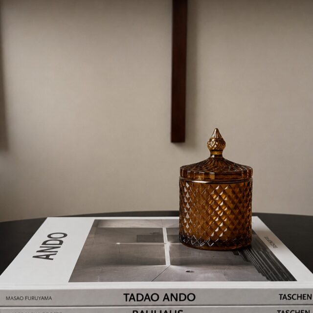 Cut glass. A finial lid. A silhouette that looks like it belongs in a design archive, not a candle aisle.
This is what happens when packaging stops chasing trends and starts chasing permanence.

Our amber cut-glass candle jar with sculpted finial lid is the kind of product that does not compete on shelf, it owns the shelf. The diamond-faceted texture catches light from every angle.

 The lid alone could pass as a standalone objet d'art. And the deep amber tone reads as warm, rich and unmistakably premium, whether it is sitting next to a coffee table book or styled into a luxury retail display.
This is not a candle jar. It is a design decision.

Introducing the Alchemy Art Studio Cut Glass Heritage Collection.
Built for retailers, hospitality brands and gifting curators who know that the right vessel does not just hold a fragrance, it elevates the entire space around it.

Diamond-cut texture, premium tactile and visual appeal that justifies higher retail pricing.
Reusable vessel design, customers keep it long after the candle is gone, extending brand recall.
Custom colours and finishes available, amber, smoke, clear and bespoke tones on request.
Custom branding available, your label or embossing on a vessel this distinctive.
MOQ 500 units, scalable across colours, sizes and finishes.
Worldwide export ready, serving buyers across the US, UK, Europe, Middle East, Australia and beyond.
Private label available for brands ready to scale

Heritage design never goes out of season. This is the kind of piece that performs year-round, not just during festive windows, making it a smart, steady addition to any retail or hospitality range.

DM us or comment CUTGLASS below to receive our heritage collection catalogue, finish guide and international wholesale pricing sheet.
Crafting Premium. Exporting Worldwide.

#CutGlassCandles #LuxuryCandleVessels #WholesaleCandleSupplier #PrivateLabelCandles #GlobalCandleExporter