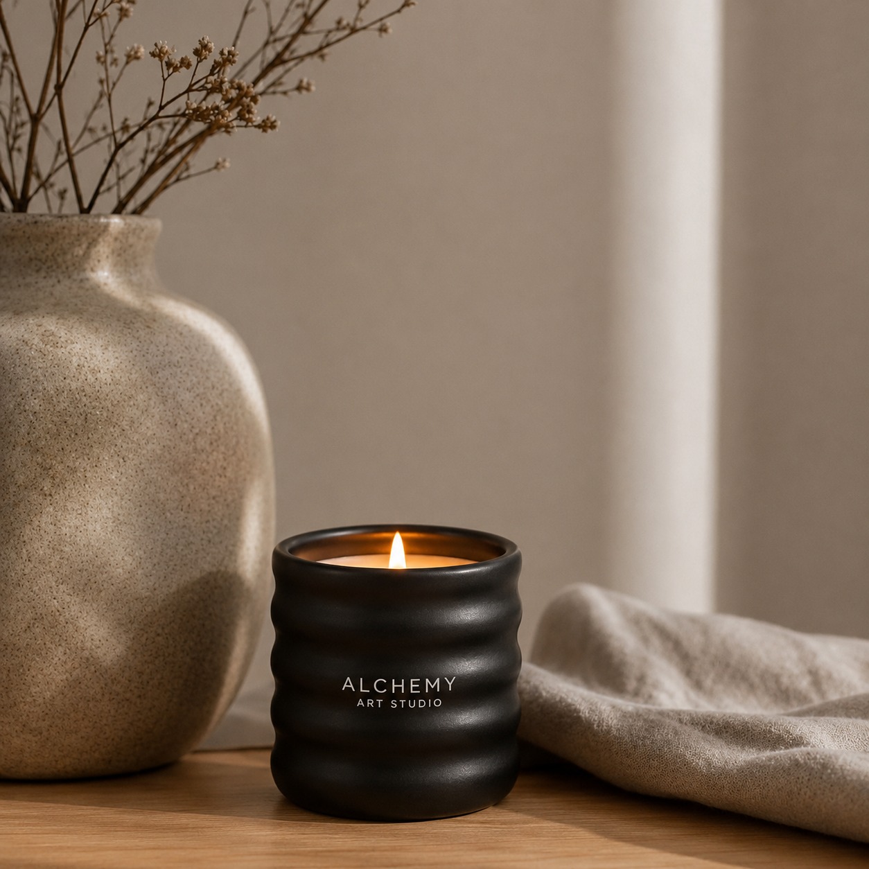 The flame is warm. The jar is not. And that contrast is exactly why it sells.

There is a specific kind of customer that walks into a premium home store, scans the entire shelf in four seconds, and reaches for the darkest, most architectural thing on it without even reading the label.
This jar was made for that customer.
Our Matte Black Ripple Ceramic Candle Vessel is what happens when industrial design thinking meets artisan ceramic craft. Those horizontal wave ridges running the full height of the body are not decorative. They are structural, tactile and deeply intentional. They give a hand something to hold onto, a thumb something to trace, and a shelf something to anchor around.

The matte black surface absorbs light rather than reflecting it, creating a depth that photographs differently every time and looks more expensive than it costs to stock.
And then the flame appears from inside and turns the whole thing amber.
That moment, that warm gold glow bleeding out of a vessel this dark and considered, is the moment your customer takes a photograph. Posts it. Tags your store. And comes back next month for another one.

This is not just a candle jar. This is a retail strategy in ceramic form.
The matte black category in premium home fragrance has grown consistently for four consecutive years. It is no longer a trend. It is a permanent fixture in the purchasing behaviour of the wellness, interior design and luxury gifting customer globally.
Brands that do not have a confident matte black vessel in their range are leaving a measurable gap in their portfolio. And their competitors are filling it.

The brands that own the matte black shelf space right now built that position two seasons ago.
The brands that will own it two seasons from now are placing their wholesale orders today.
Which one are you?

DM us or comment below to receive our ceramic jars collection catalogue, MOQ breakdown and international wholesale pricing sheet.

Crafting Premium. Exporting Worldwide.

#WholesaleCandleSupplier #PrivateLabelCandles #CandleBusinessOwner #MatteCeramicCandle #globalcandleexporter