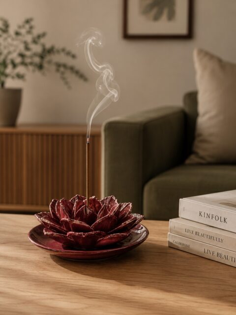 A little decor. A little fragrance. A whole lot of character. 🌿✨

Designed in the form of a blooming lotus, this ceramic incense burner turns a simple everyday ritual into a beautiful décor moment. The layered petals create a sculptural silhouette, while the glossy finish and rich colour bring depth and character to the piece. With the incense stick placed at the centre, the rising fragrance becomes part of the visual experience creating a calming atmosphere for living rooms, bedrooms, meditation spaces and quiet corners. More than an incense holder, it is a functional décor piece designed to be seen even when it isn’t being used.

We create handcrafted home décor and utility pieces that bring together form, function and Indian craftsmanship. From ceramic incense holders to candle vessels and other décor accents, our products can be developed in different colours, finishes, shapes and designs for brands, retailers and private-label collections. Because everyday objects don’t have to be ordinary.

#AlchemyArtStudio #IncenseBurner #IncenseHolder #CeramicDecor #HomeDecor #BohoDecor #HandcraftedIndia #IndianCraftsmanship #HomeFragrance #InteriorDecor #DecorativeObjects #PrivateLabel #HomeFragranceBrands #B2BManufacturing #MadeInIndia