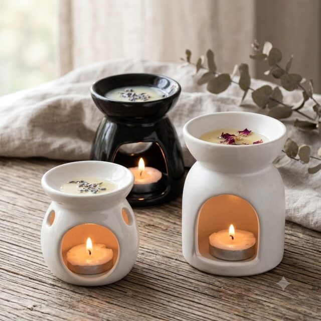 Create a cozy, spa-like sanctuary right in the comfort of your home with these minimalist ceramic oil burners. Designed with smooth organic curves and a warm, tactile finish, each burner diffuses your favourite essential oils or wax melts into a soft, calming aroma that fills the whole room. Whether you're unwinding after a long workday, setting a serene mood for morning yoga, or enjoying a slow weekend evening with a book, the flickering tealight flame adds instant warmth and comfort to any corner, aesthetic vibes guaranteed! ☁️✨

From modern matte black to timeless chalk white, these ceramic burners are as much stylish decor accents as they are functional wellness tools. Place them on a wooden tray, bedside table, or bathroom shelf alongside dried florals to create a chic, Pinterest-worthy vignette that elevates your daily self-care ritual. They also make thoughtful, beautiful gifts for anyone who loves cozy home fragrances and mindful living 🎁🤍

Comment BURNER below to get all the dimensions and colours.

#oilburners #waxmelts #essentialoils #aromatherapy #cozyvibes #wellness #selfcare #mindfulness #minimalistdecor #homedecor #giftideas #flickeringlight #serenity #relaxation #pinteresthouse
